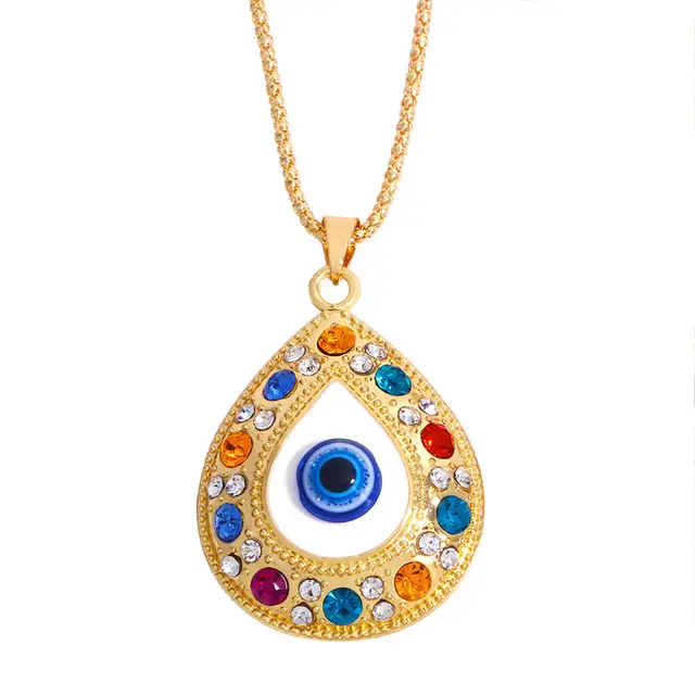 Grande evil eyes necklace BIG