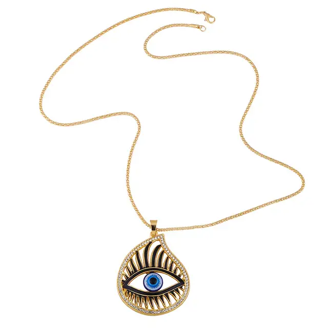 Te miro evil eyes Necklace BIG