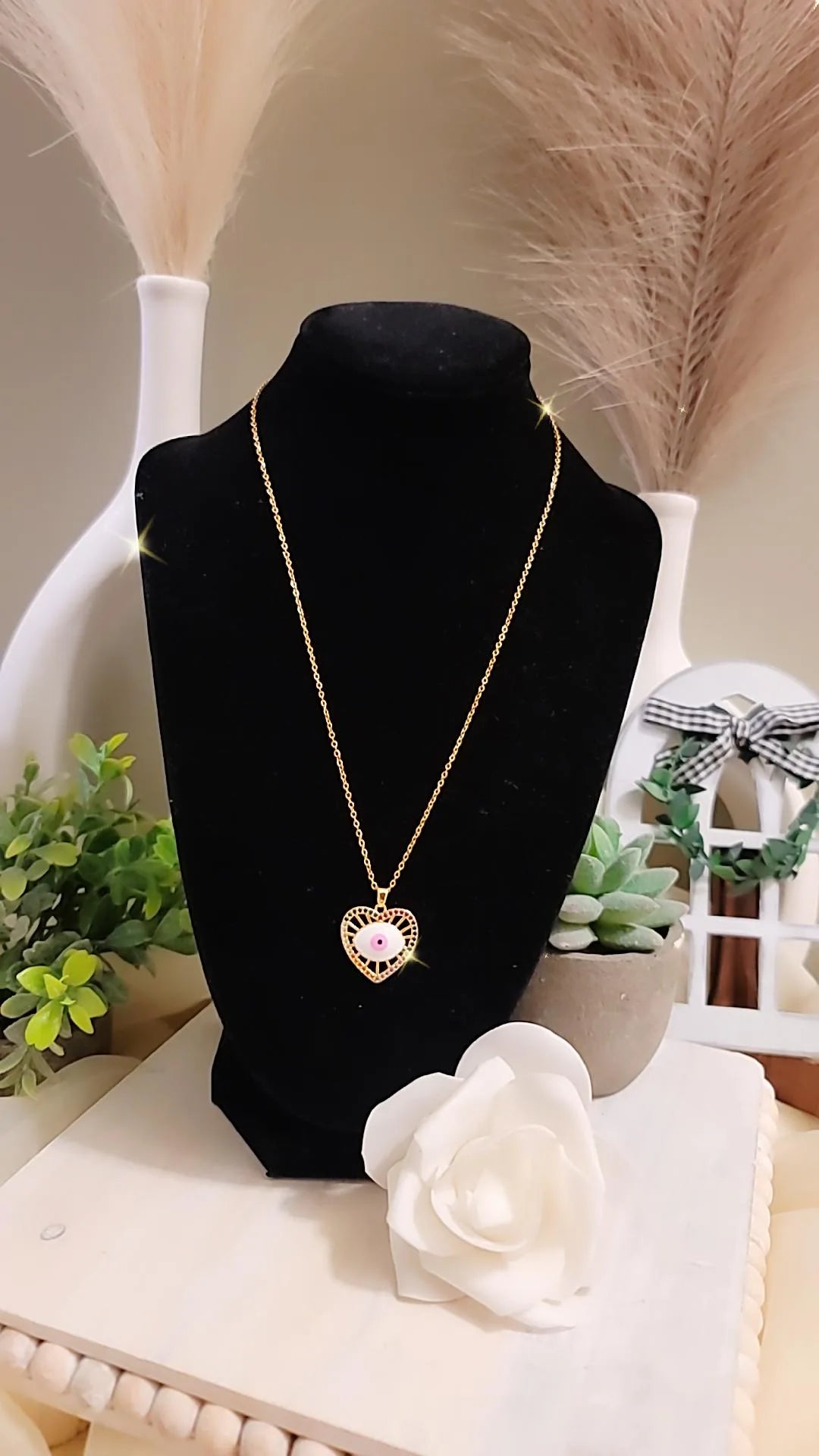 Blanca evil eyes Necklace