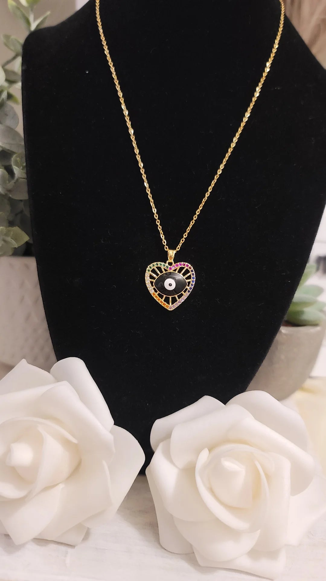 Blanca evil eyes Necklace