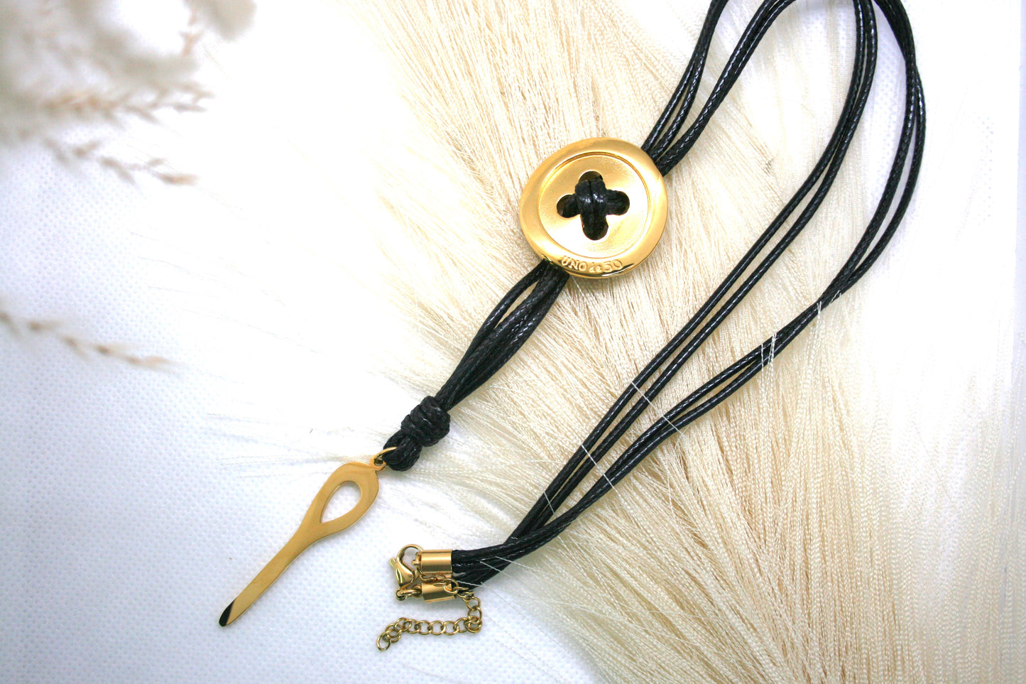 Boton Long Necklace