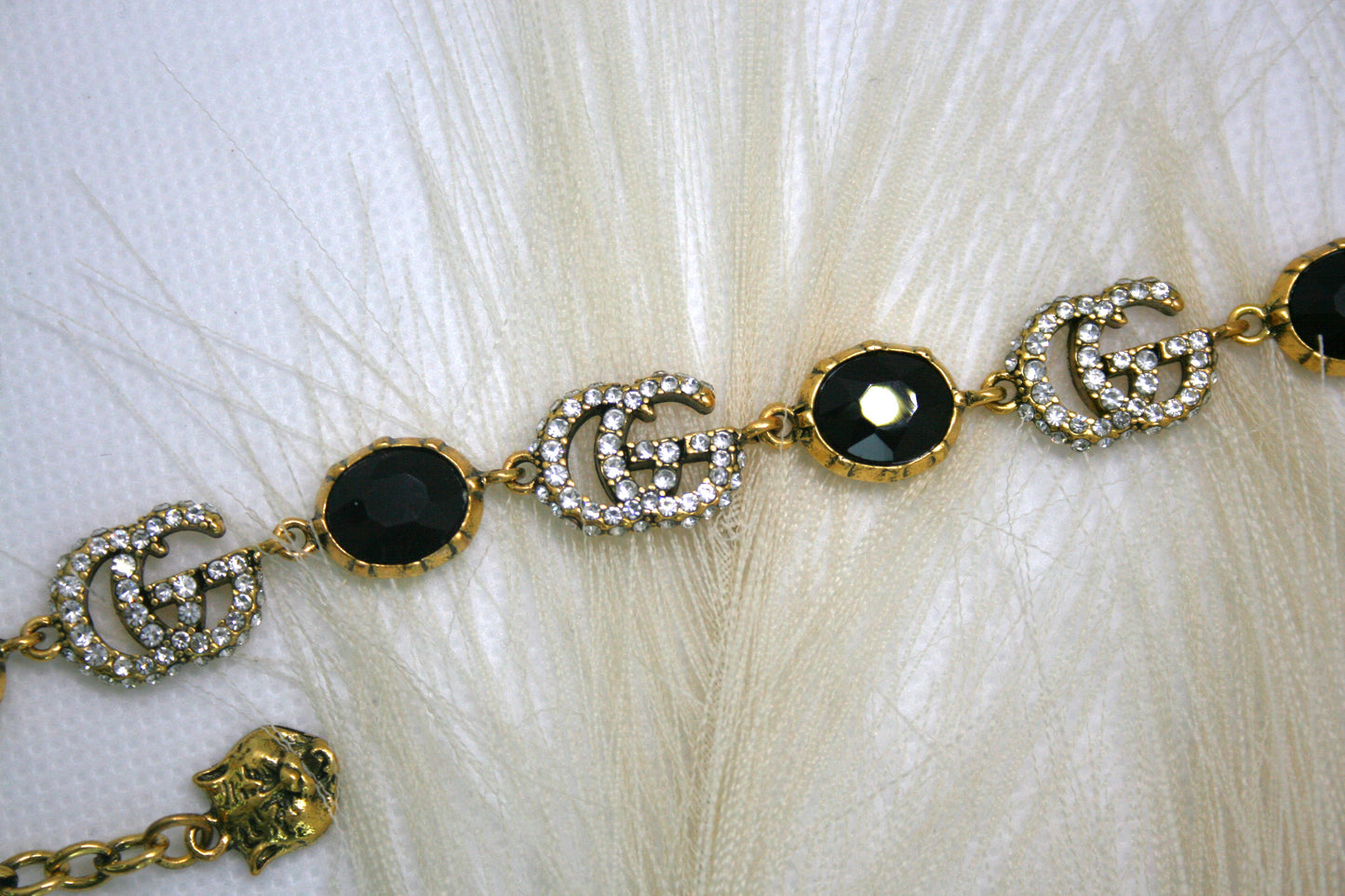 GG Black Stone Bracelet