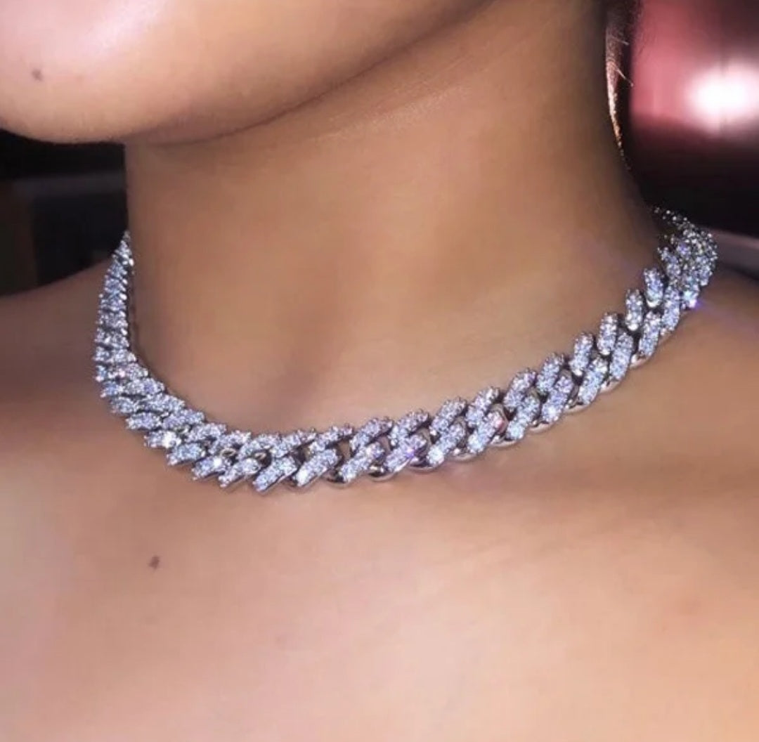 Necklace BigCross silver