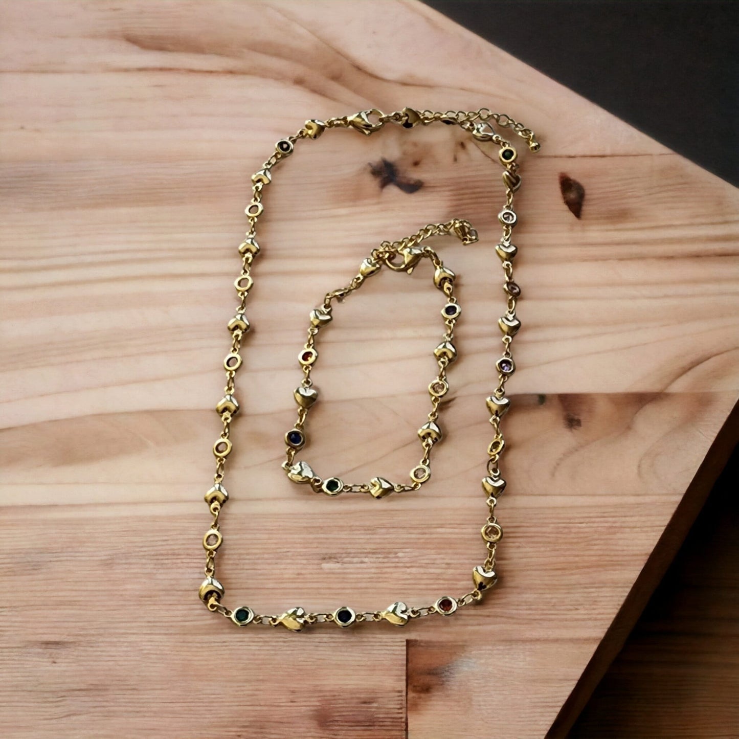 Stelita evil eyes Necklace and bracelet set