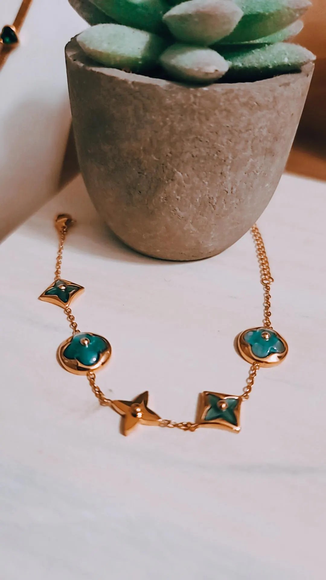 Necklace set(green)