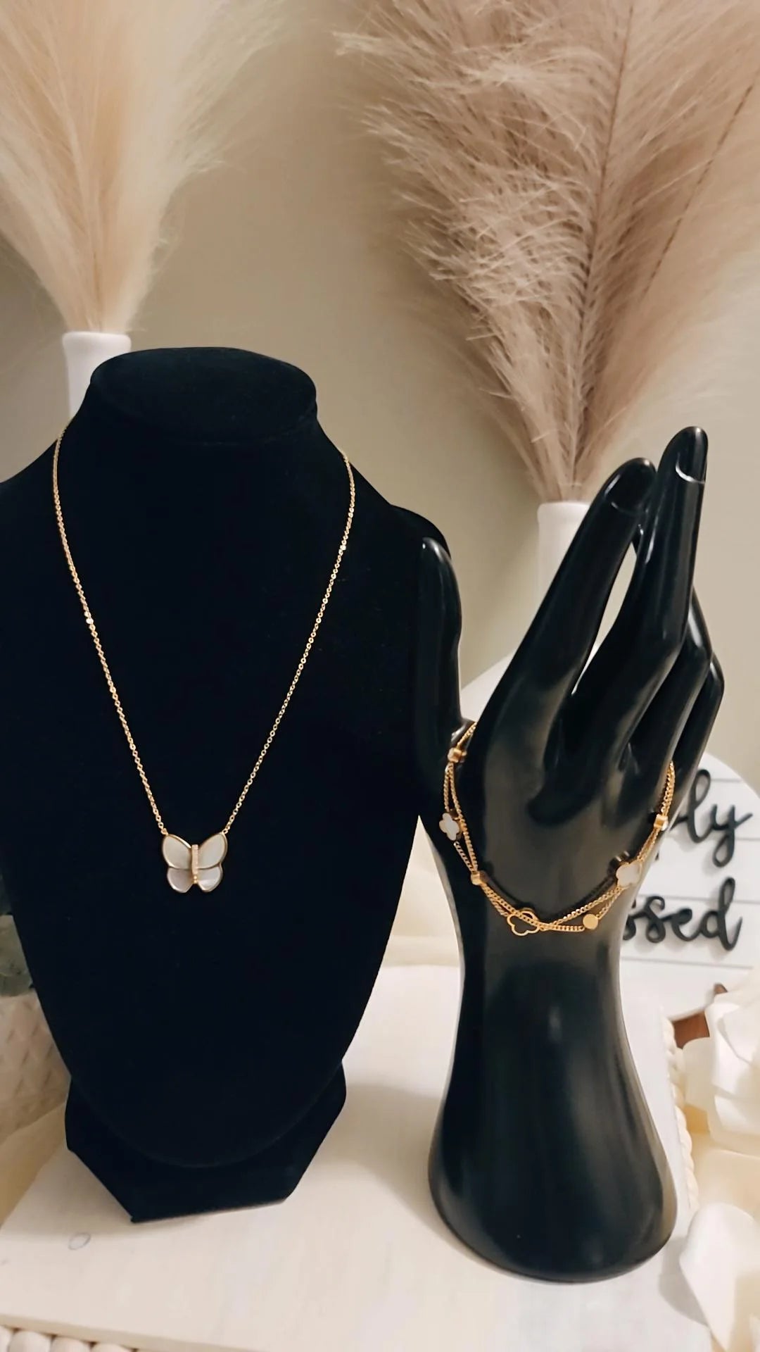 Necklace and bracelet