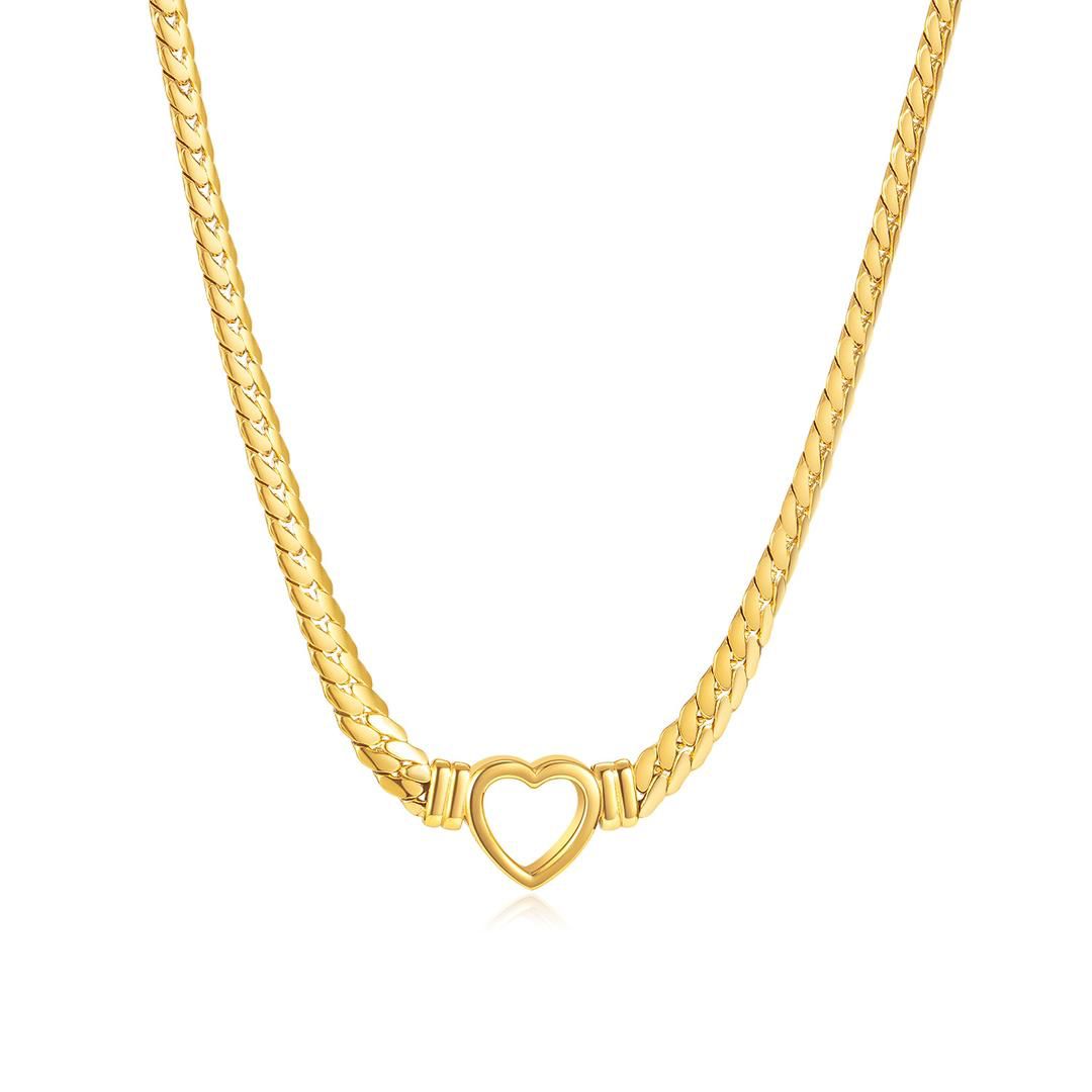 Trenzado corazon Necklace