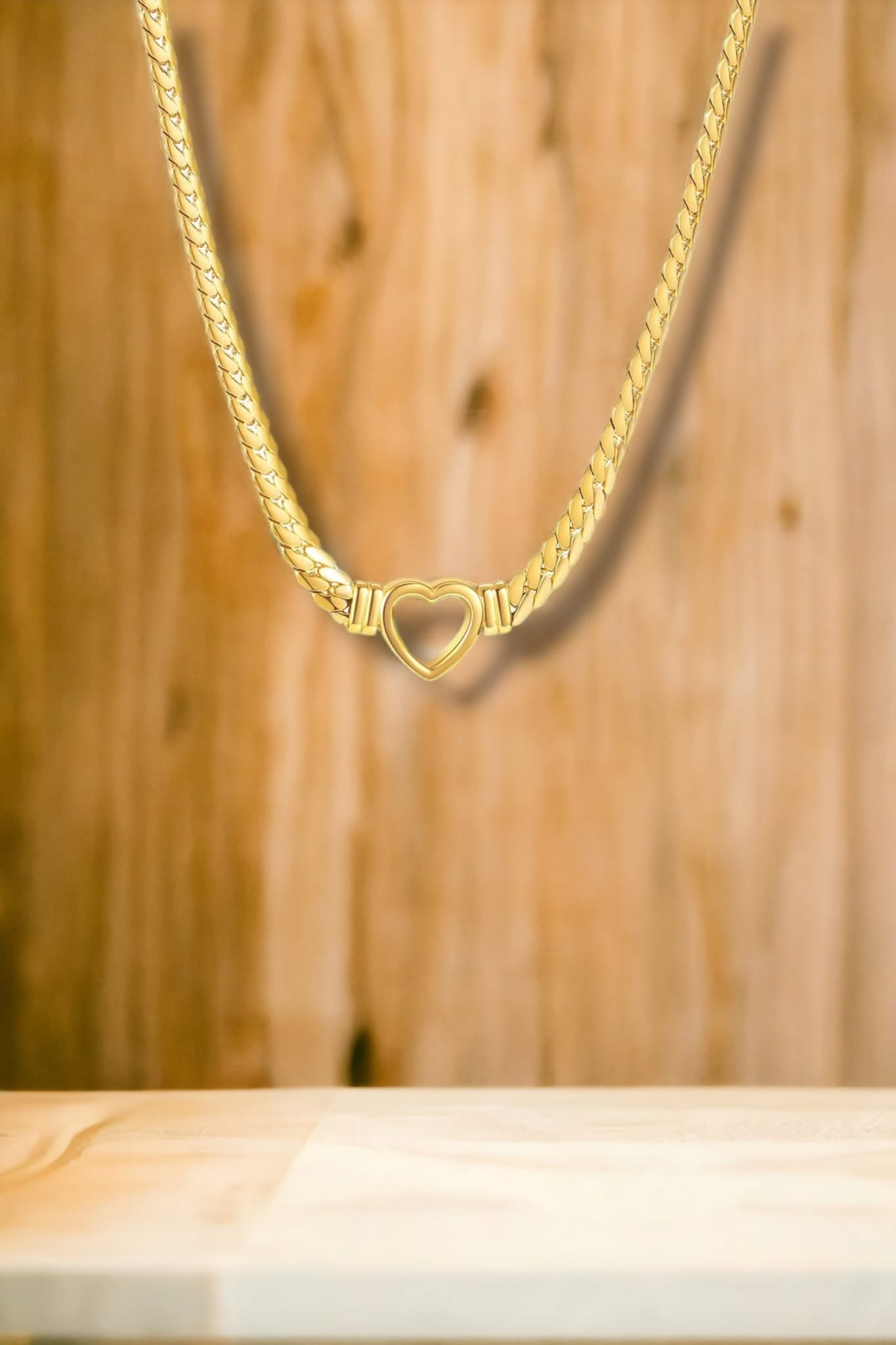 Trenzado corazon Necklace