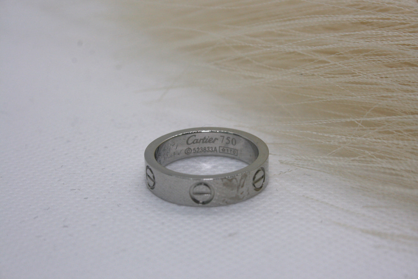 ring cartier silver