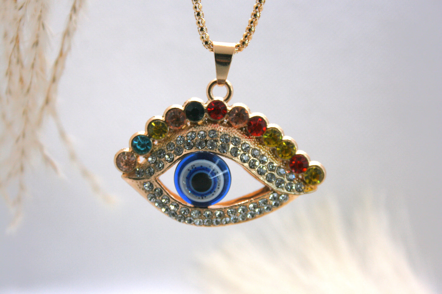 Totte evil eyes Necklace BIG