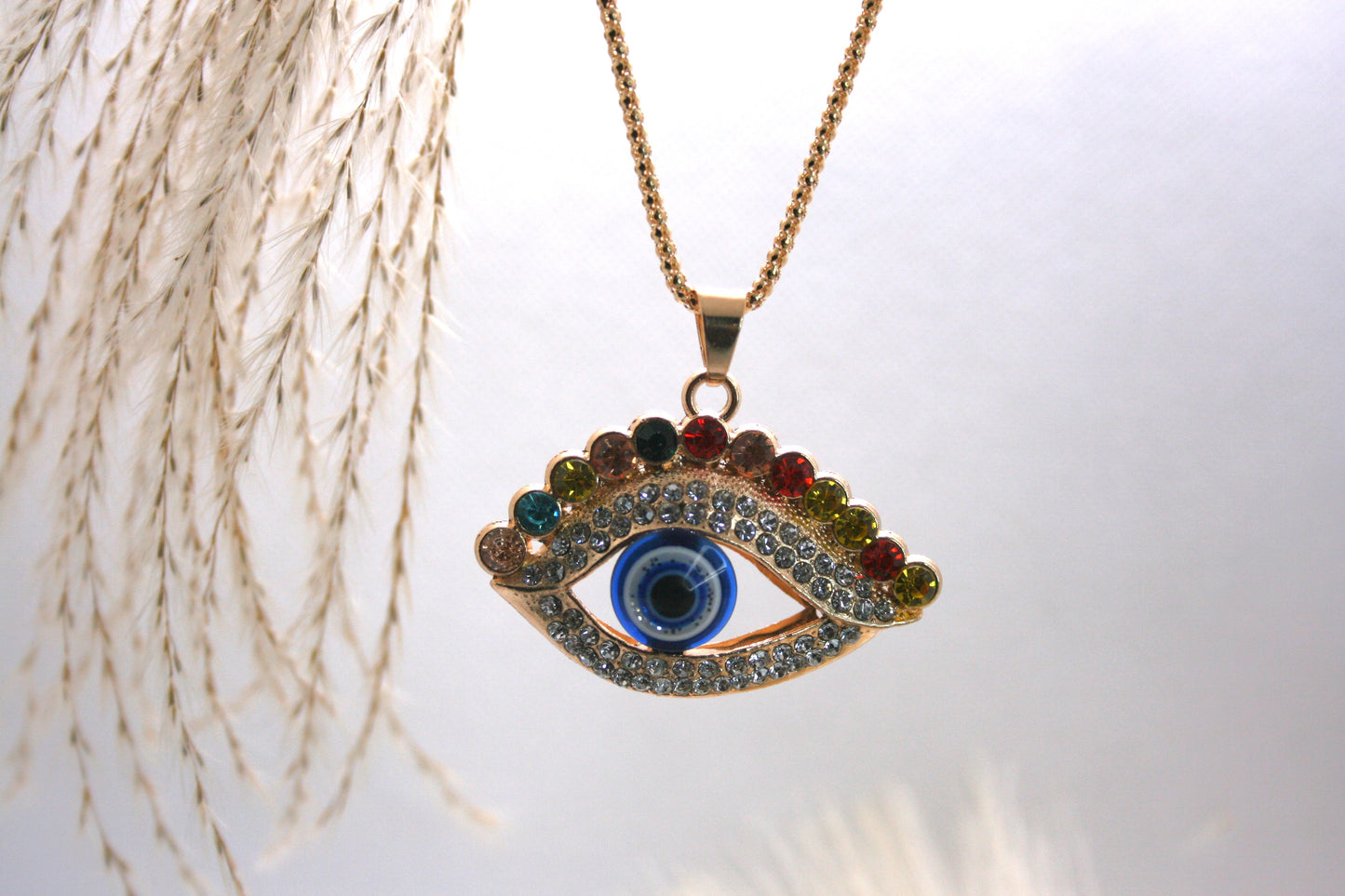 Totte evil eyes Necklace BIG