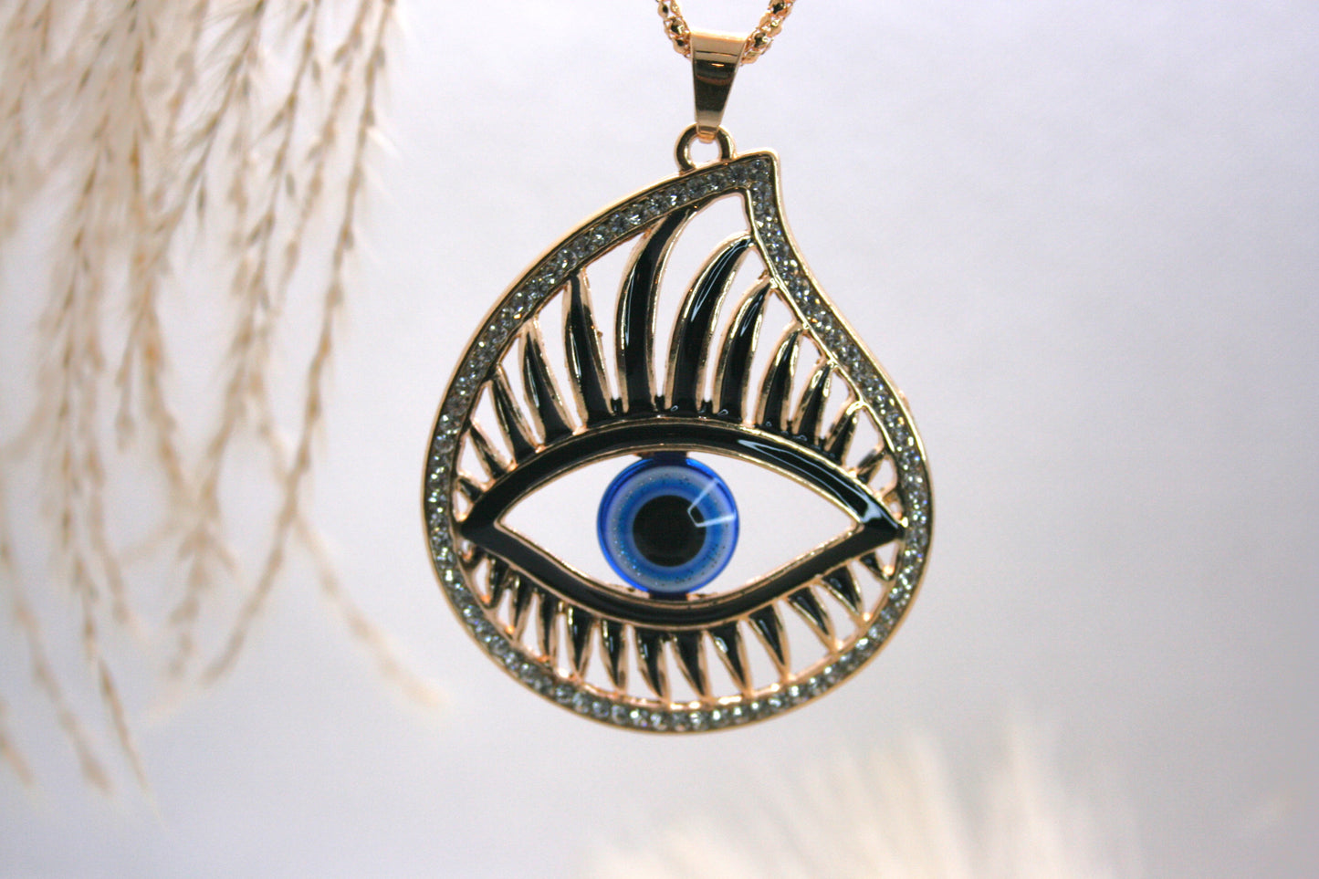 Te miro evil eyes Necklace BIG