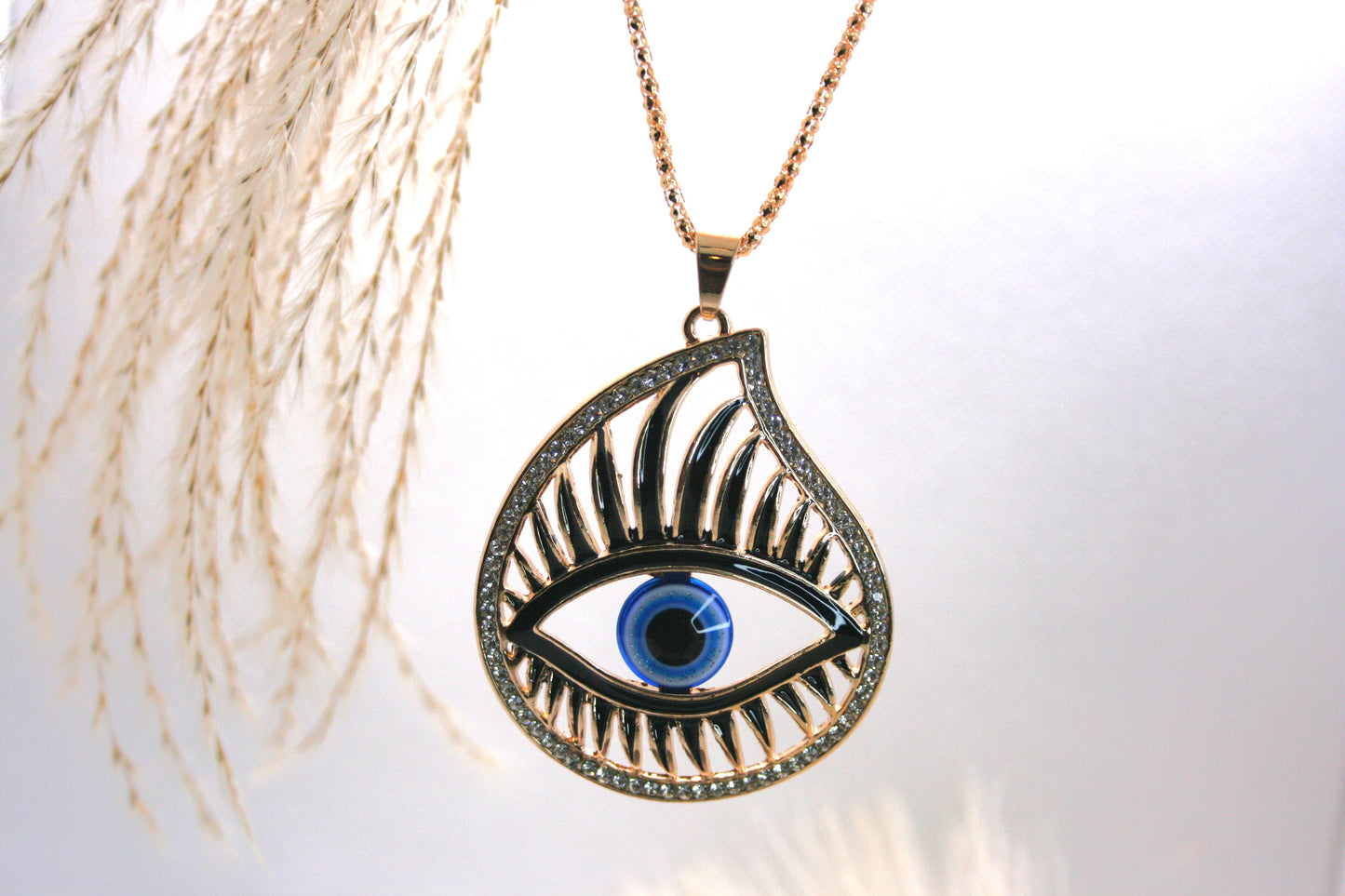 Te miro evil eyes Necklace BIG