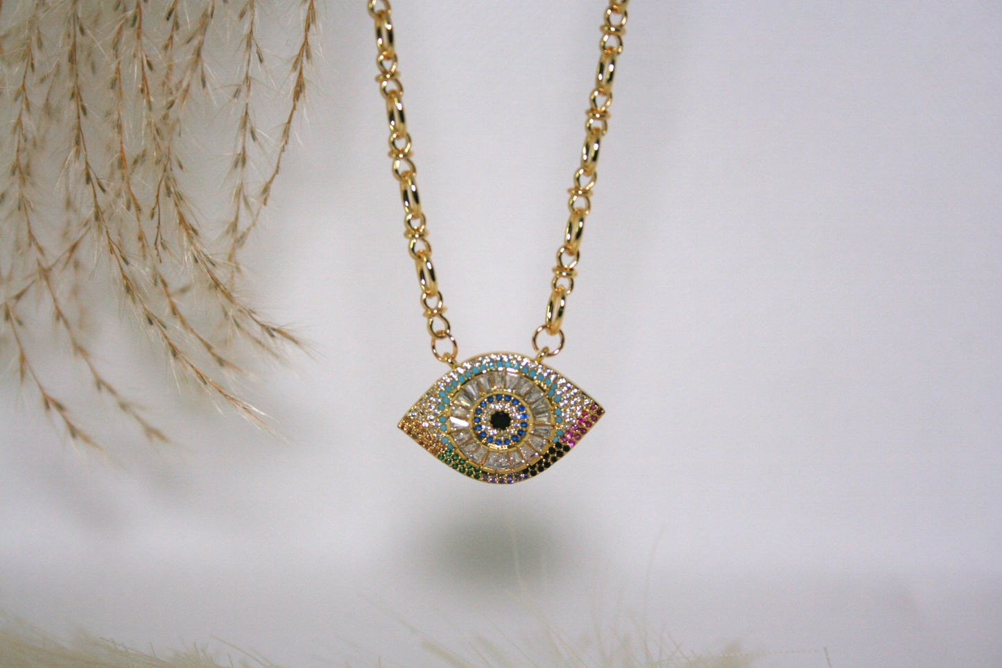 Mix evil eyes Necklace