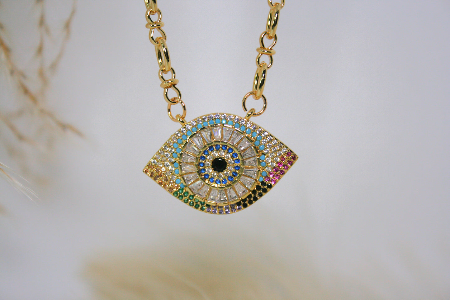 Mix evil eyes Necklace