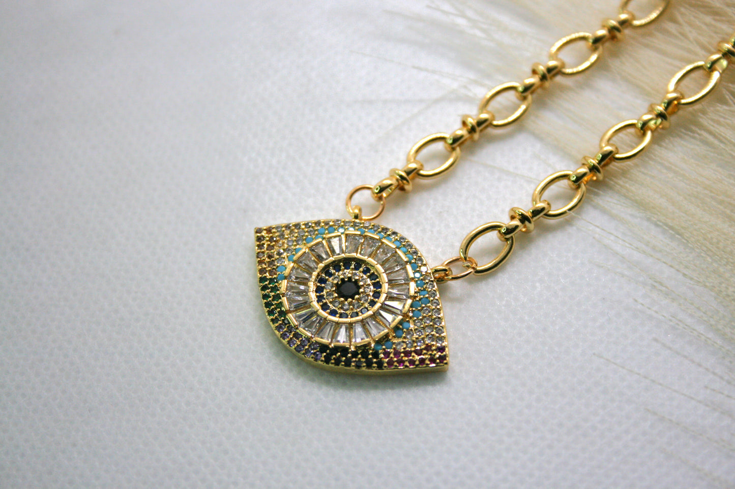 Mix evil eyes Necklace