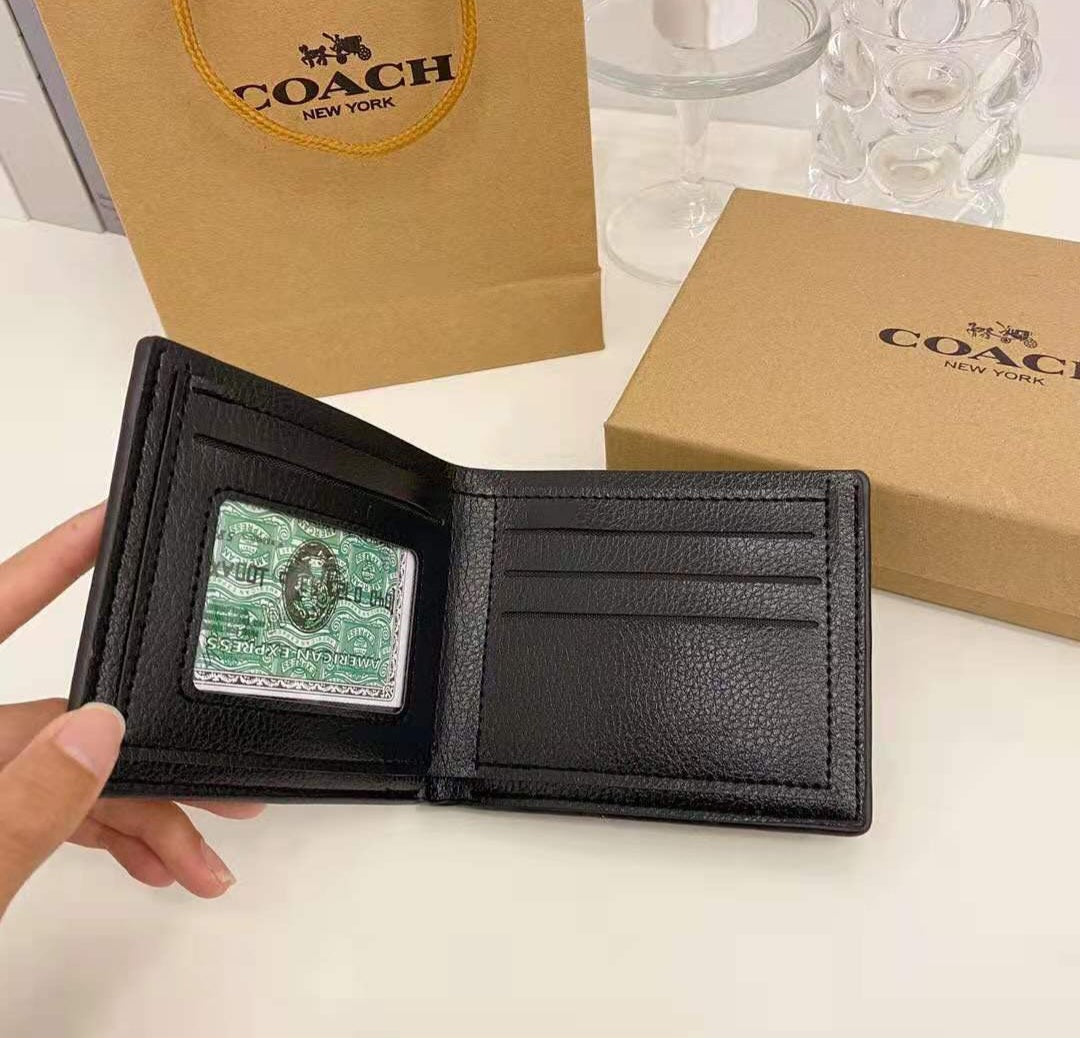 Coach men wallet with belt TWO SIDE BELT